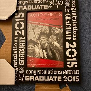 Graduate Achievements Picture Frame - Black